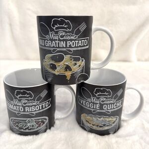 Konitz Mug Cuisine 3 Piece Set, Each w/ a Recipe, German- 12oz max capacity